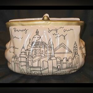 Home Essentials Ceramic Purse Flower Vase Home Decor Bunny